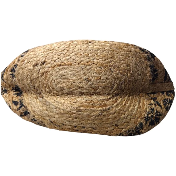 Anthropologie Dominique Jute Tote Bag Antik Kraft beach bag - Picture 4 of 11